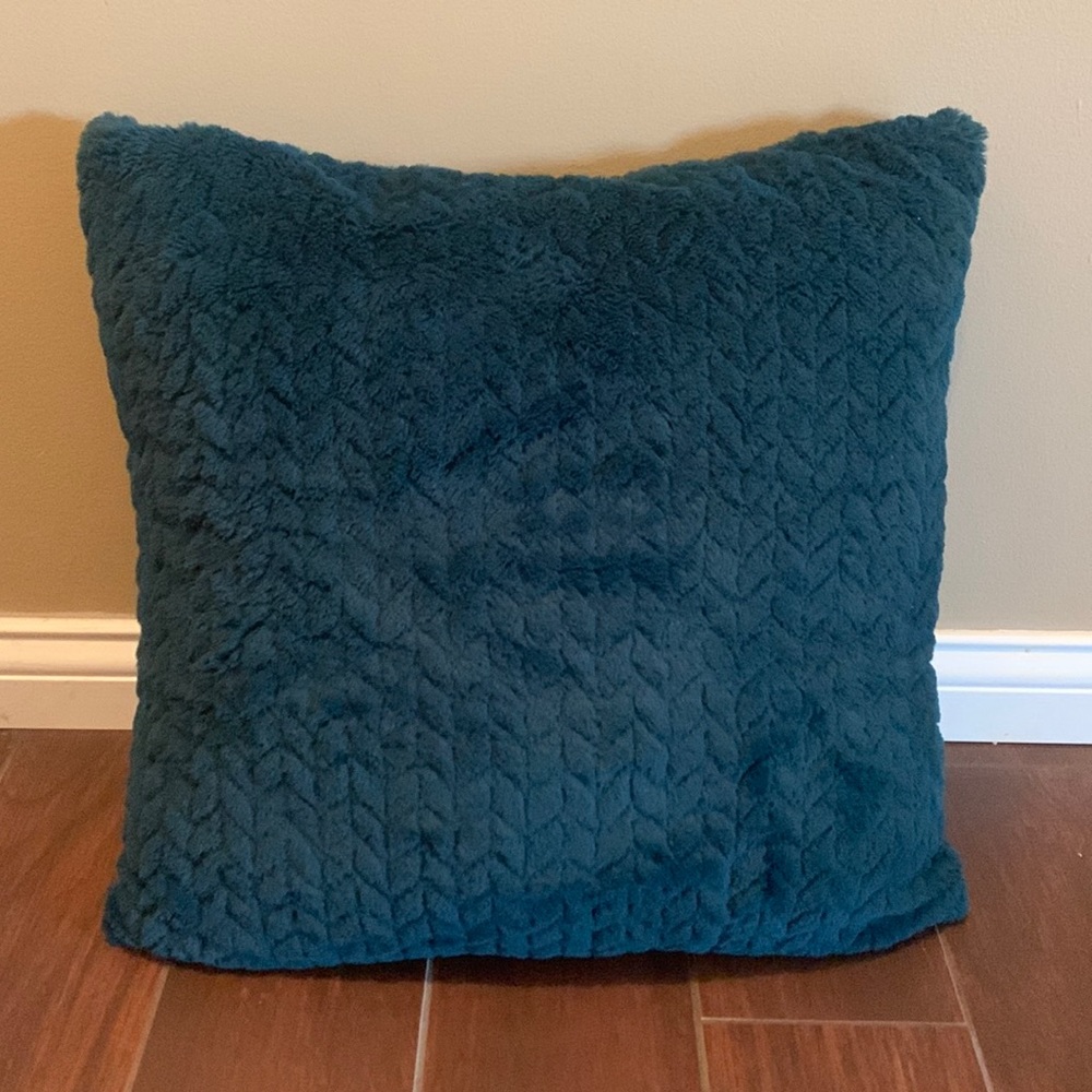 Dark turquoise pillow
